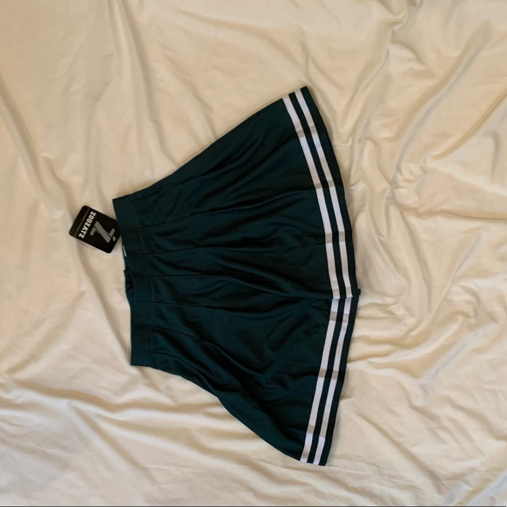 Cheer style green skirt